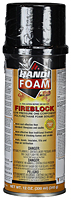 Fire Block Sealant, 12 oz. Aerosol Can, Orange, Polyurethane Foam material