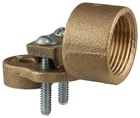 Hub, Bronze material, 10 SOL to 6 STR conductor range (main/primary), 1/2 in. trade size