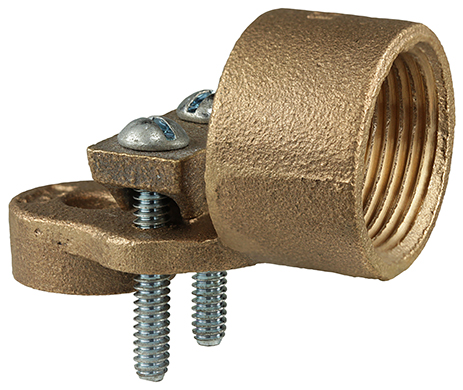 Hub, Bronze material, 10 SOL to 2/0 STR conductor range (main/primary), 3/4 in. trade size