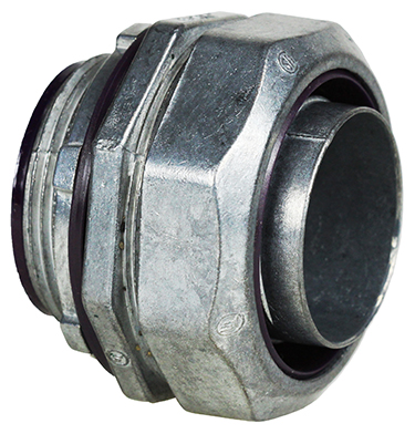 Straight Insulated, 3-1/2 in. Size, Threaded connection, Die Cast Zinc material