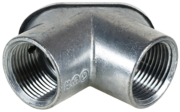 Pulling Elbow, Zinc Alloy material, 3/4 in. Size, Threaded connection