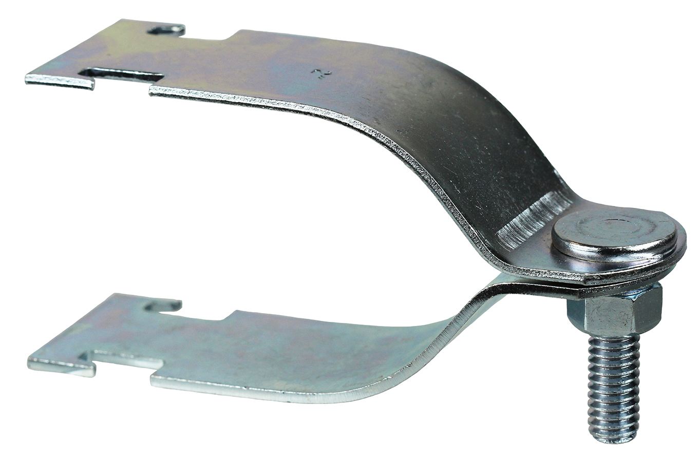 Strut Clamp, Steel material, Electrogalvanized Finish, 1