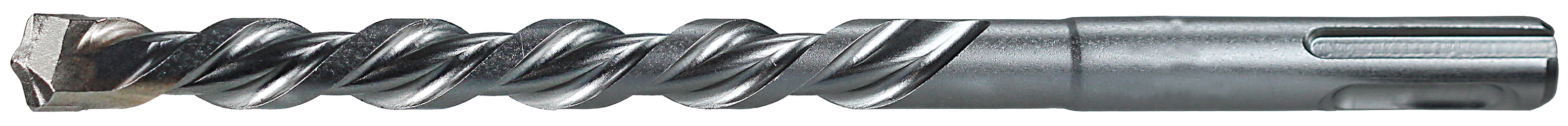 Rotary Hammer Drill Bit, 1/2 in. bit diameter, 18 in. overall length, Straight shank type, 3 flutes, Tip-Carbide material, 16 in. drilling depth