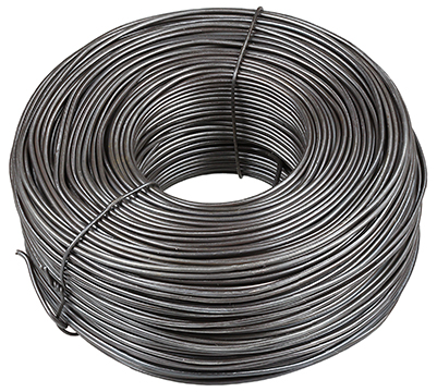 Steel Black Annealed Tire Wire, 400 ft. length, 16-1/2 GA wire gauge