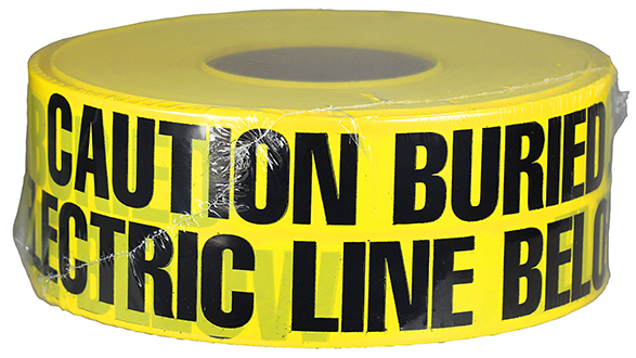 Product image for LH Dottie UT7D 3 Inch x 1000 Foot 4 Mil Yellow Underground Tape