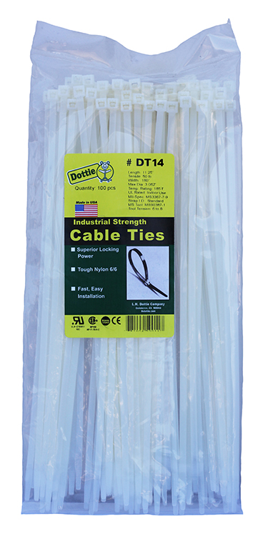 Product image for DOTTIE DT11 11" Cable Ties Natural