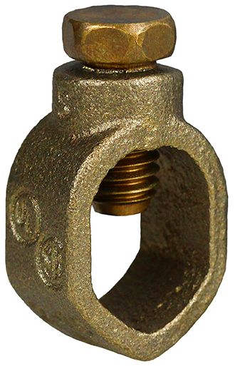 Ground Rod Clamp, 1/2 in. Size, 10 SOL to 2 STR conductor size