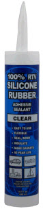 RTV Silicon Sealant, White, 10 oz. Size