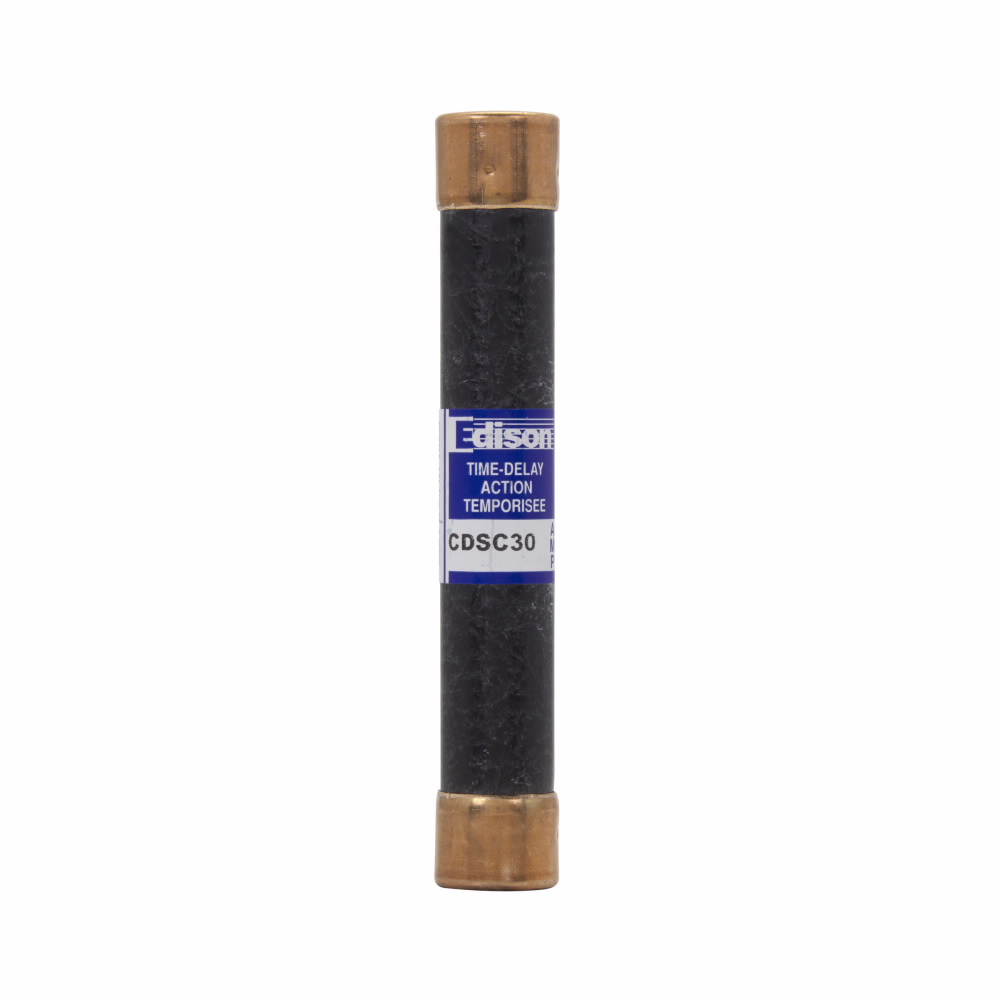 Eaton Edison CDSC fuse, Ferrule design, 600V, 30A, 10 kAIC, Non Indicating
