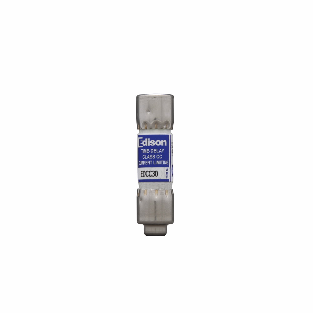 Eaton Edison EDCC fuse, Non-indicating, 600 Vac, 300 Vdc, 30A, 20 kAIC, Non Indicating