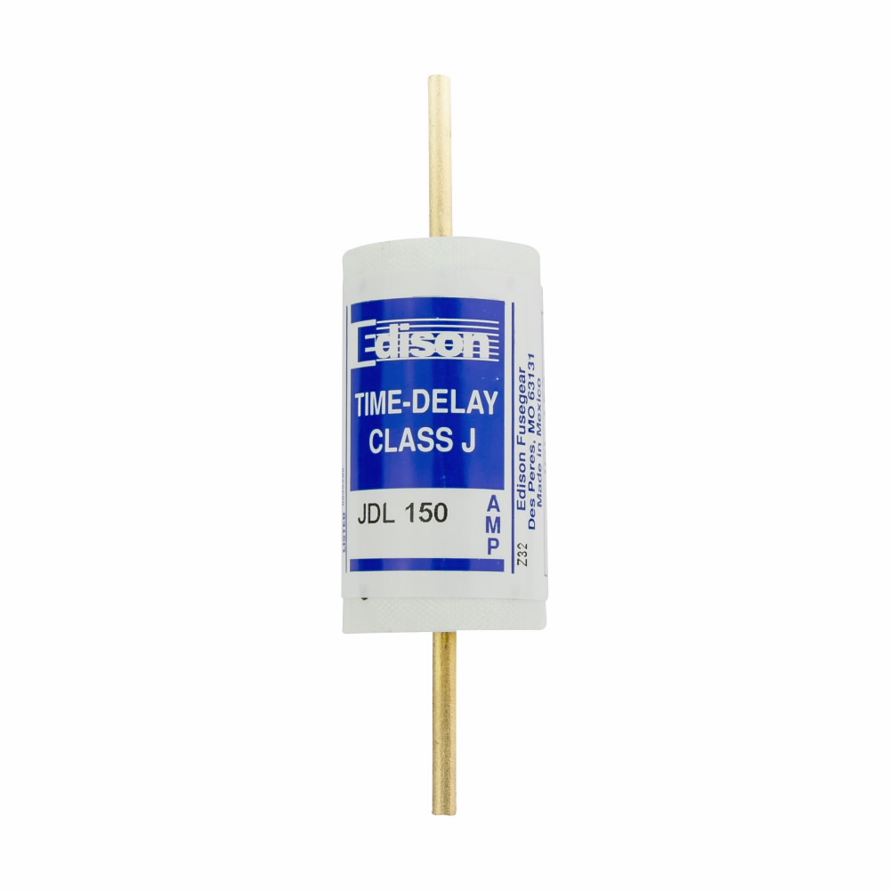 Eaton Edison JDL fuse, Non-indicating, 600V, 150A, 200 kAIC, Non Indicating, Dual-element, Time-delay, Class J