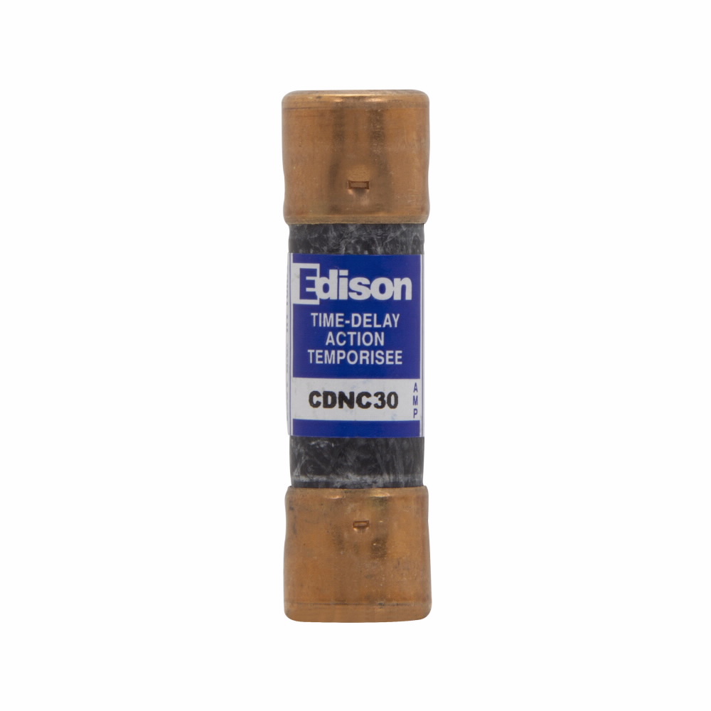 Eaton Edison CDNC fuse, Ferrule design, 250V, 30A, 10 kAIC, Non Indicating