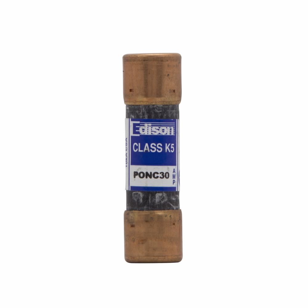 Eaton Bussmann series PON fuse, Ferrule design, Type P, 250V, 30A, 10 kAIC, Non Indicating