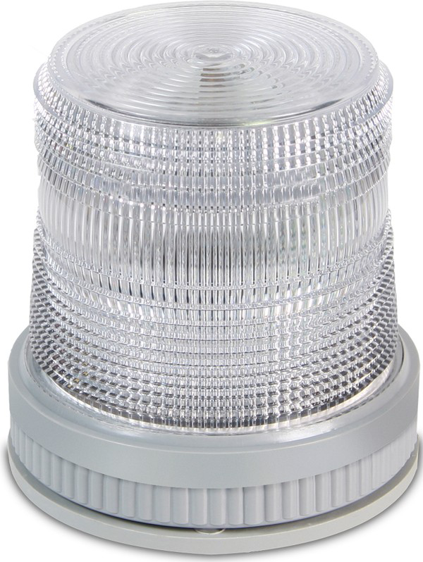 Edwards 105 Series XBR LED Multi-Mode Beacon for use in Division 2 applications.  Indoor or outdoor use.