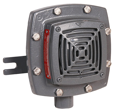 Heavy-duty, high decibel, AC vibrating horn signals. They are intended for use in hazardous locations. For non-fire alarm applications, horns have a NEMA type 4X rating and may be used outdoors (recommended above temperatures of +25F).