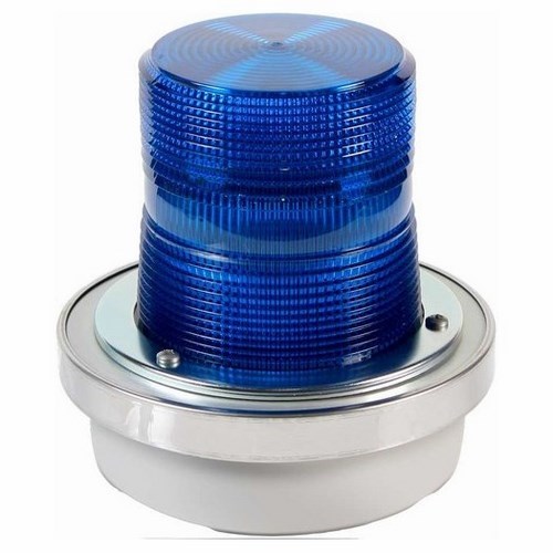 EDWARDS 50B-N5-40WH 120VAC Flashing Beacon Blue