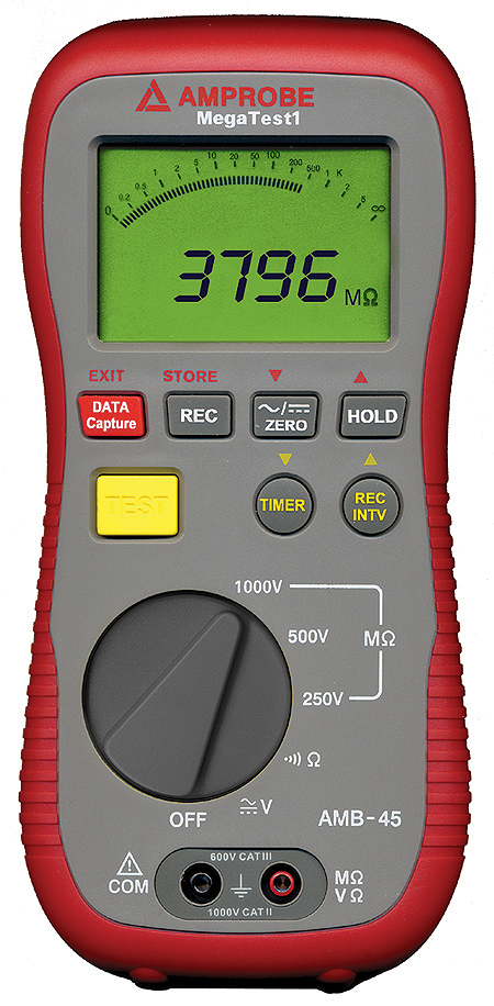 Product image for FLK AMB-45 45, DIG MEGOHMMETER, INS