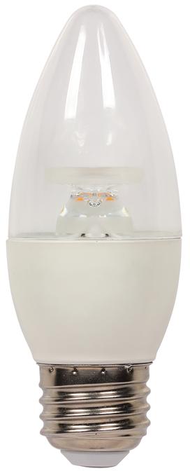7W B13 LED Dimmable Warm White E26 (Medium) Base, 120 Volt, Hanging Box