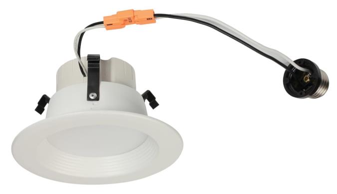 10W Recessed LED Downlight 4" Dimmable 5000K E26 (Medium) Base, 120 Volt, Box