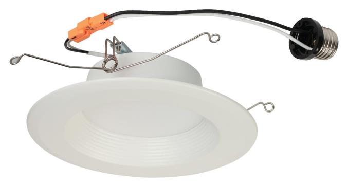 11W Recessed LED Downlight 5-6" Dimmable 5000K E26 (Medium) Base, 120 Volt, Box