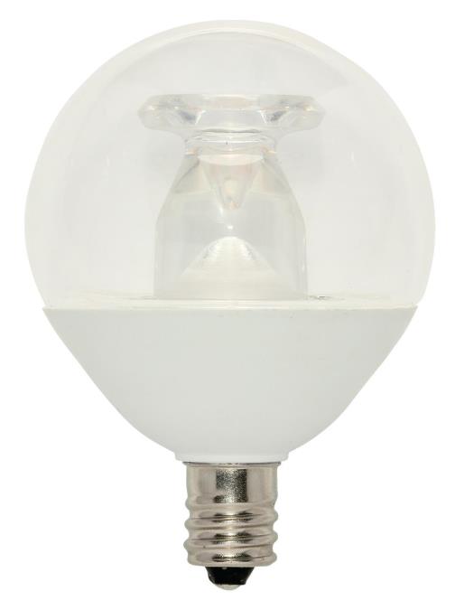 7W G16-1/2 LED Dimmable 2700K E12 (Candelabra) Base, 120 Volt, Box