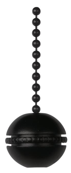 Beaded Ball Matte Black Finish