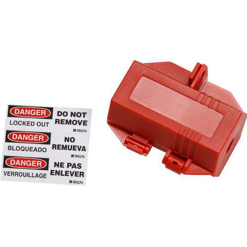 Product image for Brady 103534 Electrical Plug Lockout Device, Maximum Number of Padlocks 1