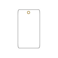 Product image for Brady 101973 Self-Laminating Blank Tags, Pack of 5 Labels