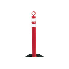 Product image for Brady 103578 Reflective Delineator Post, 42" H x 4" Dia, Orange