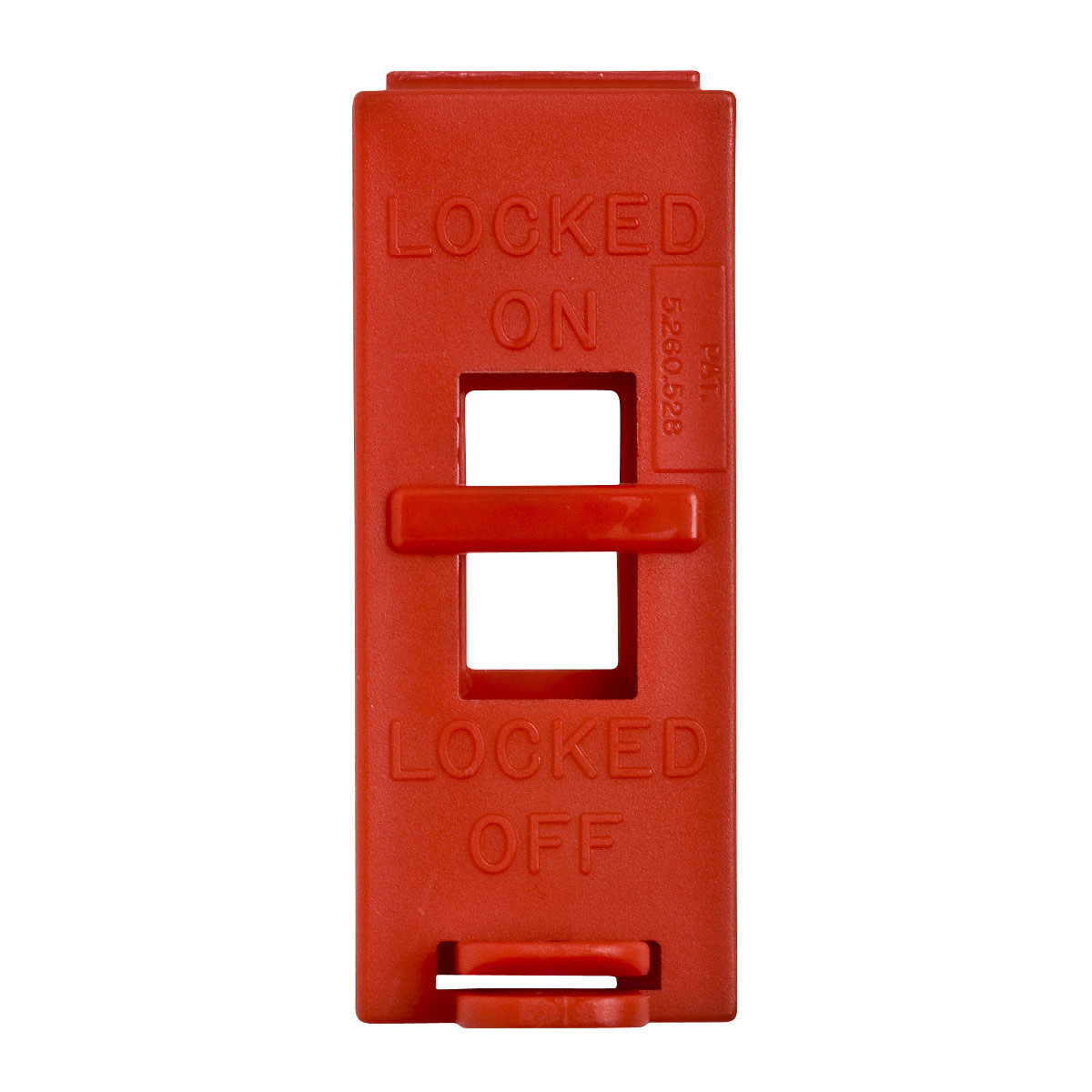 Product image for Brady 65392 Red Wall Switch Lockout