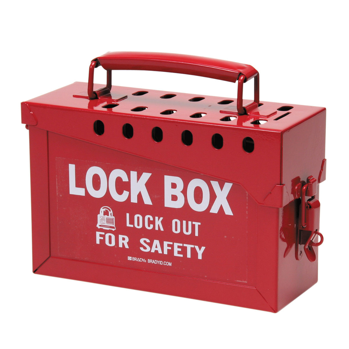 Product image for Brady 65699 Portable Metal Group Lockout Box