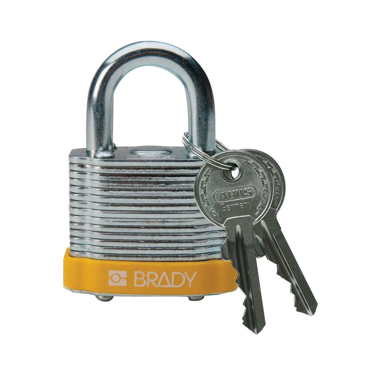 Product image for Brady 99512 Brady® Standard-Size Steel Padlock - 5-Pin Cylinder, 0.75" Shackle Clearance