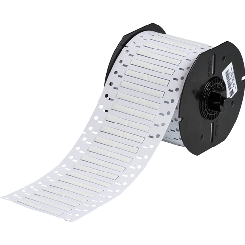 Product image for Brady B33-125-2-342-2 B33 Series PermaSleeve Single-sided Polyolefin Wire Marking Sleeves, 0.125" Dia x 1" W, White