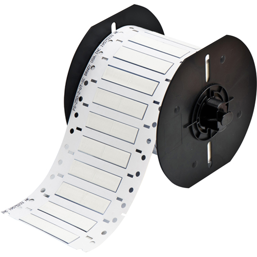 Product image for Brady B33-250-2-342-2 B33 Series PermaSleeve Single-sided Polyolefin Wire Marking Sleeves, 0.25" Dia x 1" W, White