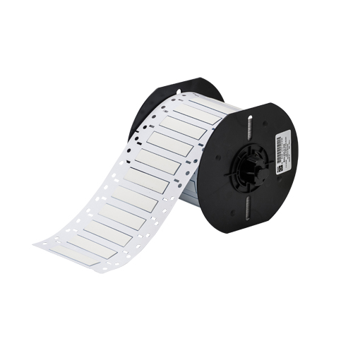 Product image for Brady B33-250-2-342 B33 Series PermaSleeve Single-sided Polyolefin Wire Marking Sleeves, 0.25" Dia x 2" W, White