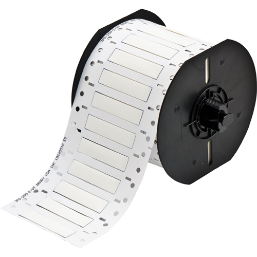 Product image for Brady B33D-250-2-342 B33 Series PermaSleeve Double-sided Polyolefin Wire Marking Sleeves, 0.25" Dia x 2" W, White