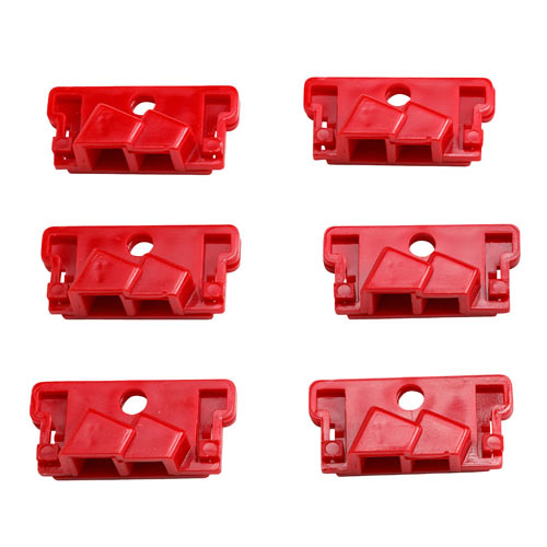 Product image for Brady BL01-6 120V Single Pole Breaker Lockout, 6/Pack