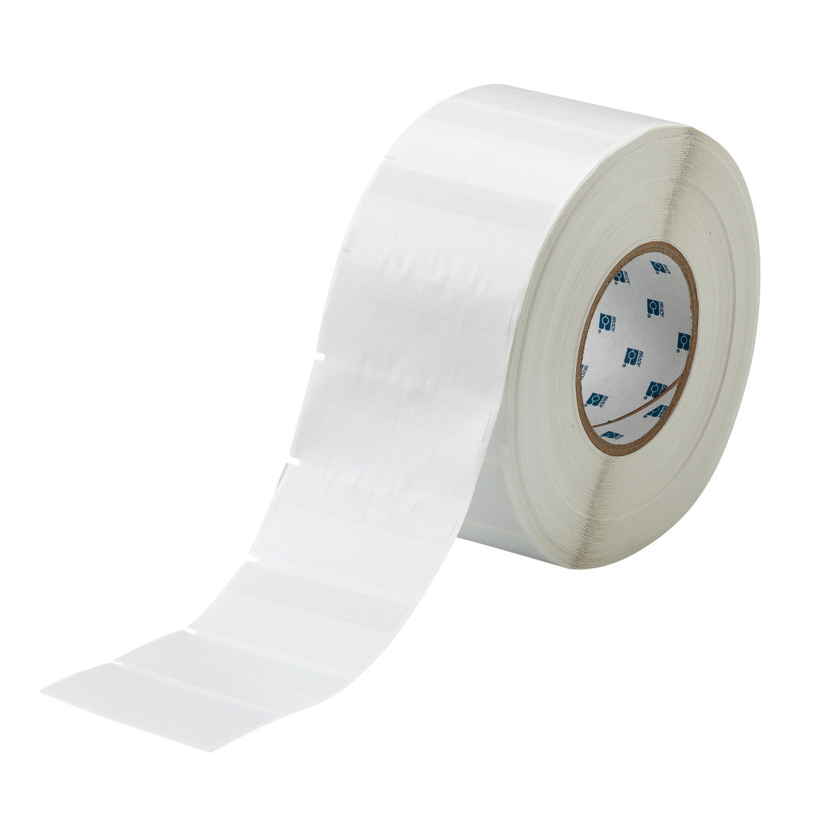 Product image for Brady THT-74-427-10 Self-Laminating Vinyl Wire and Cable Labels, 1.437" H x 0.8" W