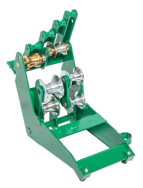 Product image for Greenlee 01323 1/2"- 2" IMC, Rigid Roller Support for 555 Classic