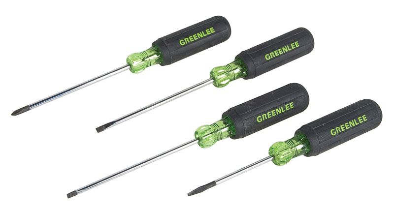 Precision machined tips for exact fastener fit. Strong durable black phosphate tips to prevent chipping or plating. Handle marked for easy identification of screwdriver size and type. Soft, cushioned grip for extra comfort and no slipping...