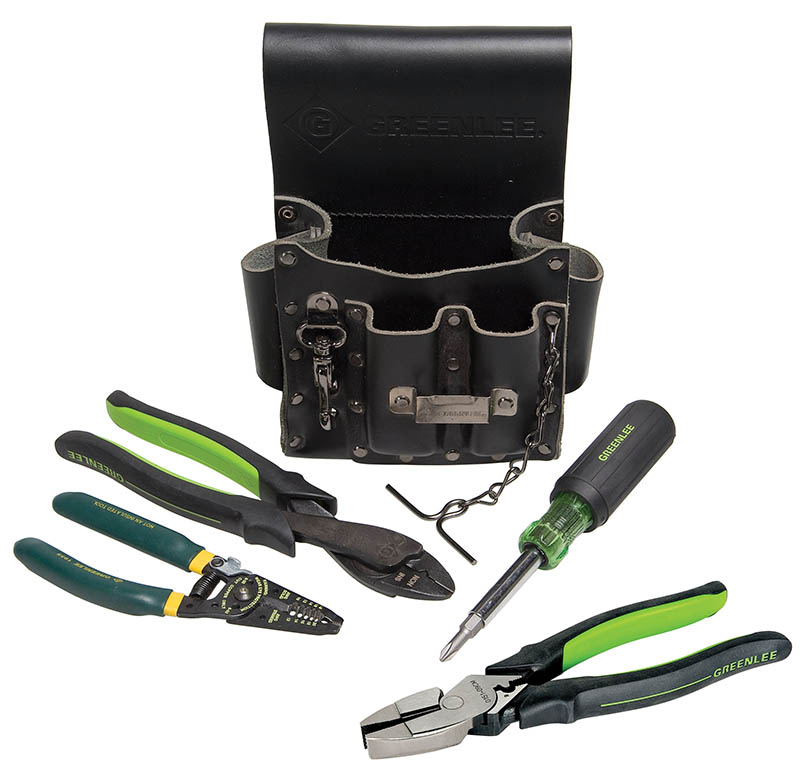 NEW Greenlee 4 Pocket Belt Tool Holder Pliers Screwdriver Wire Stripper 1