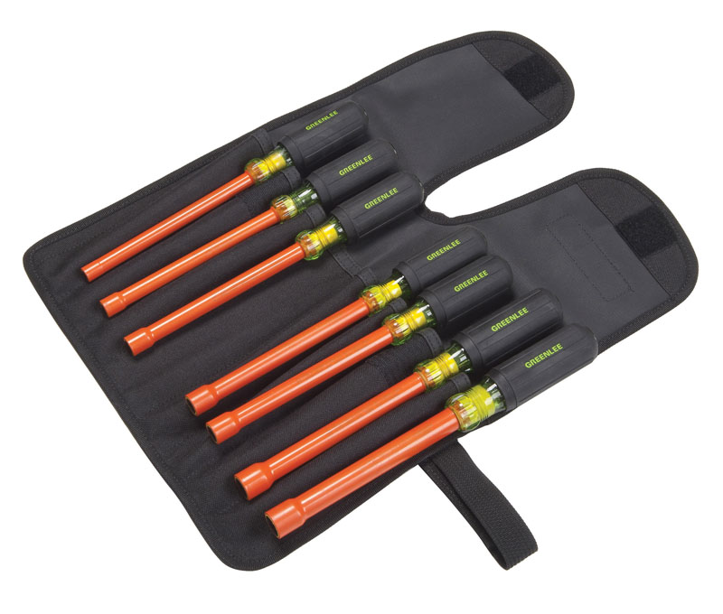Product image for Greenlee NUT DRIVERS NH,INSUL,6", 7PC