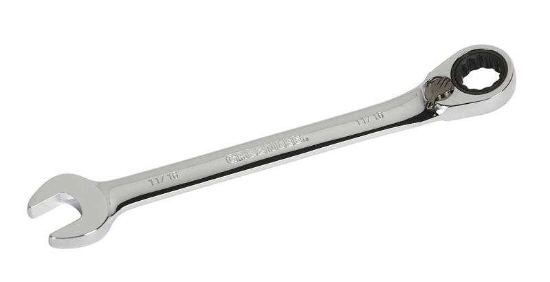 Product image for Greenlee PDW 313387 WRENCH,COMBO RATCHET 11/16"