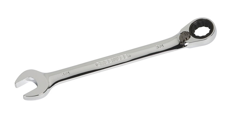 Product image for Greenlee 0354-19 Wrench,Combo Ratchet 3/3/4"