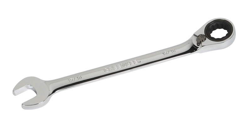 Product image for Greenlee 0354-22 WRENCH,COMBO RATCHET 15/16"