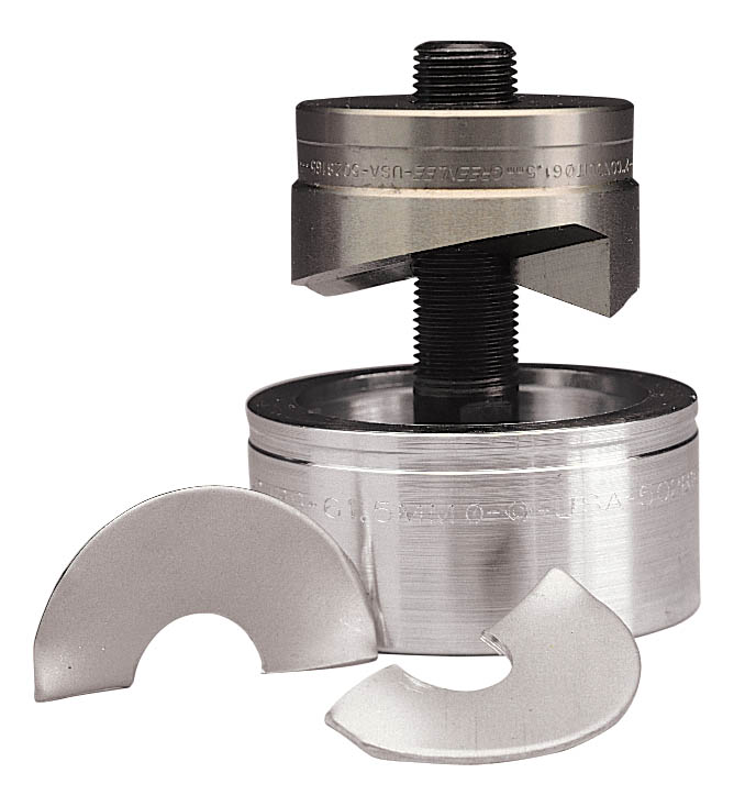 Product image for Greenlee 31117 0.598 Inch Hole Round Knockout Punch