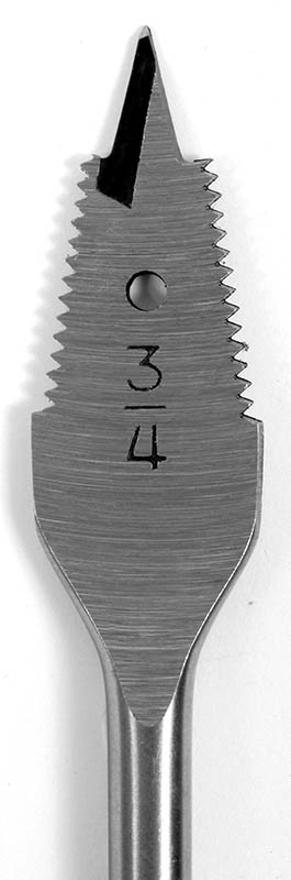 3/4" (19.1) hole diameterBore hardwood, softwood, plywood and drywall. Innovative self-feeding design requires less effort and reduces vibration. Unique tapered design allows existing hole enlargement. 1/4" Quick change hex shank. Forged and h...