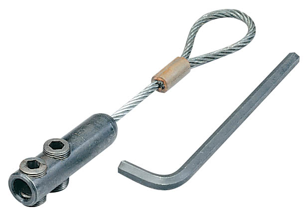 Product image for Greenlee 504 5/8" 1750 lb Galvanized Steel Set Screw Clamp Wire Pulling Grip