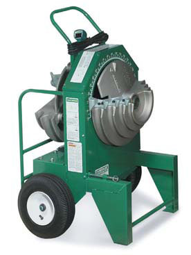 The Classic Series features simple relay controls for easy field repairs, and compact handle design to prevent interference with conduit when bending. The optional PVC-coated Rigid conduit shoe group can be used on all 555 series benders
