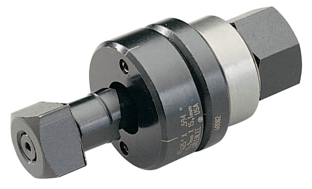 Product image for Greenlee 60077 0.5 x 0.469" Hole D Knockout Punch